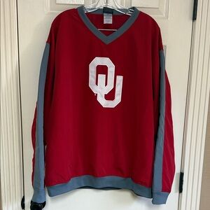 Knights Apparel Crimson and Charcoal V-Neck pullover